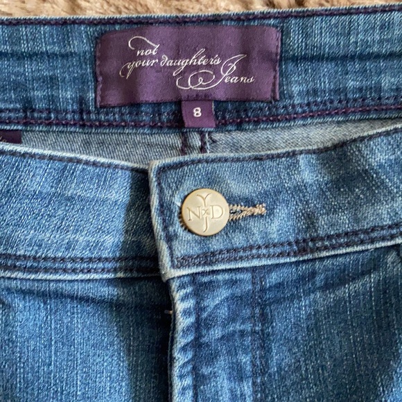 NYDJ Medium Wash Straight Leg Blue Jeans | 8 - Picture 2 of 6